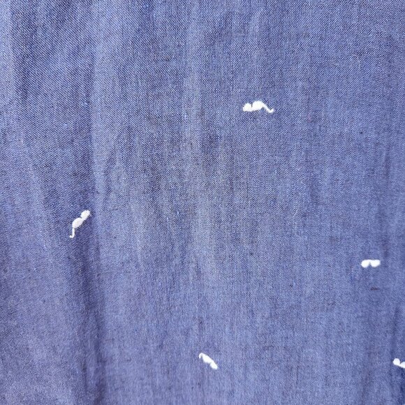 Michael Kors 100% Linen Slim Fit Button Down Shirt Sunglasses Print L - Picture 4 of 9